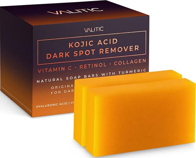 valitic kojic acid dark spot remover soap bars