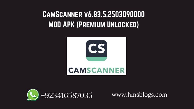CamScanner v6.83.5.2503090000 MOD APK (Premium Unlocked)