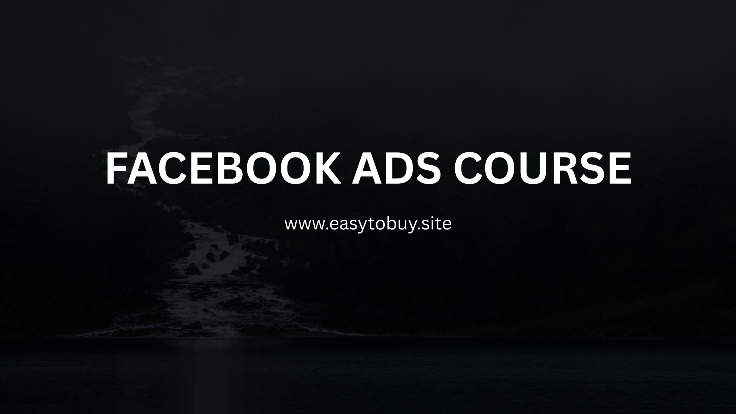 facebook ads cpurse