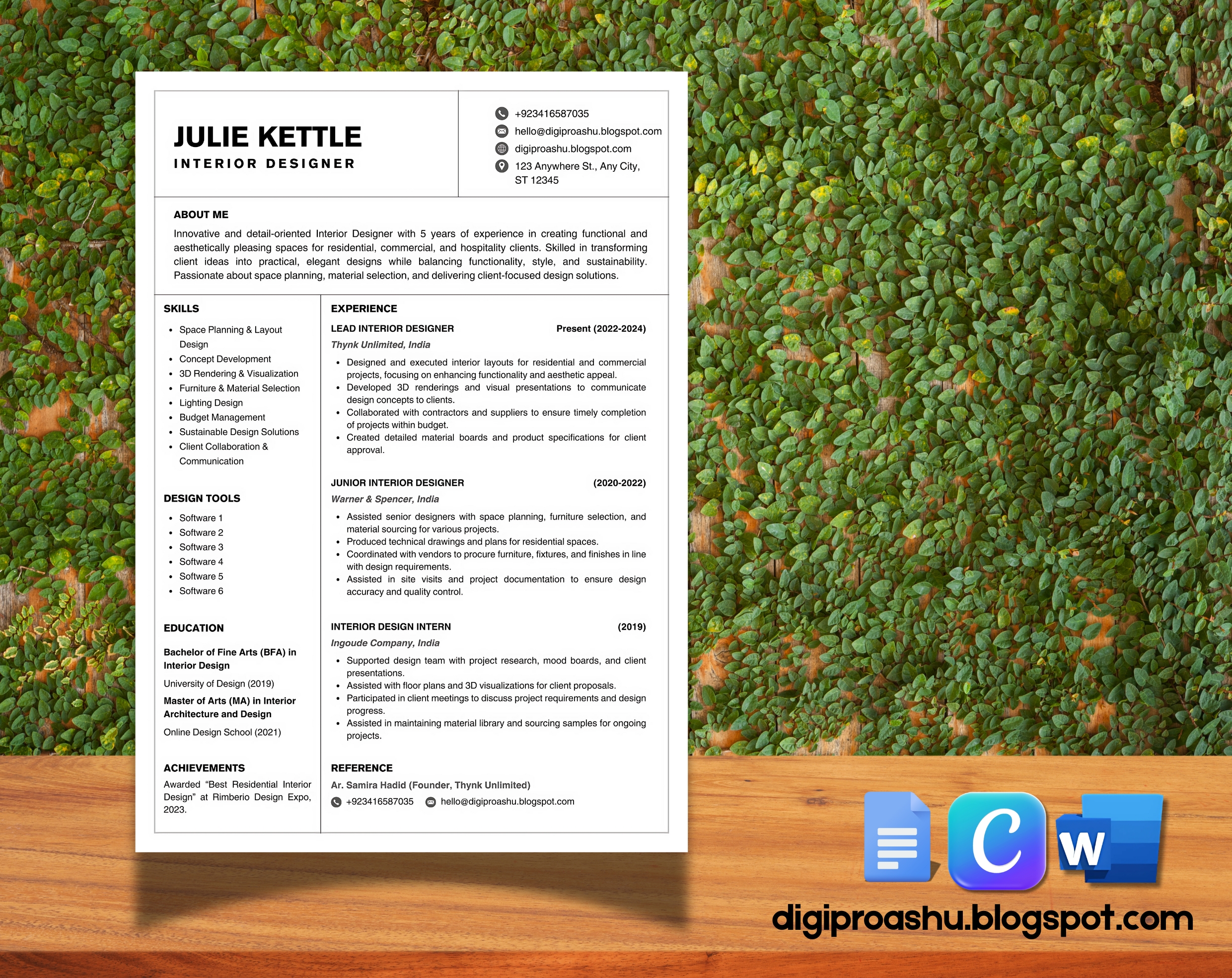 ATS friendly Resume